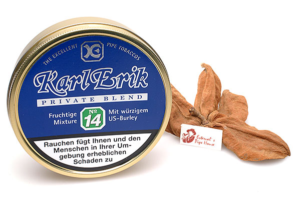 Karl Erik Private Blend No 14 Pipe tobacco 100g Tin